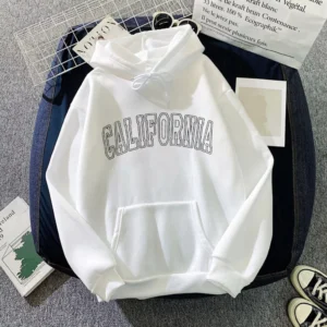 Essentials California Goth White Hoodie