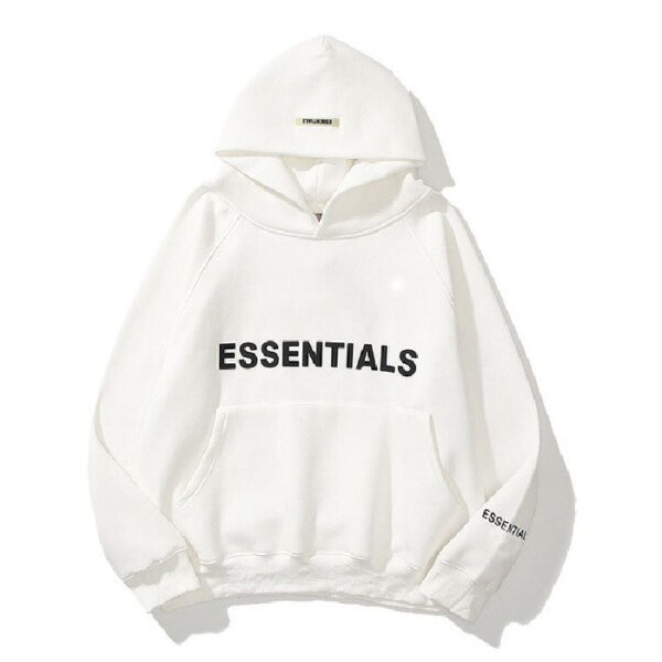 Essentials Oversized Pullover Hoodie Black