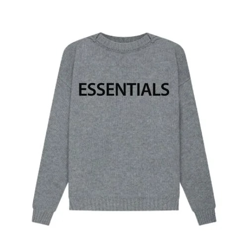 Essentials-Overlapped-Gray-Sweater