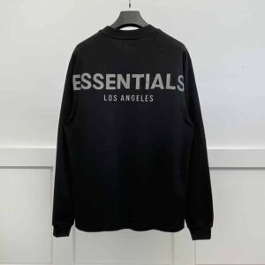 Essentials Fear of God Long Sleeve Shirt Black