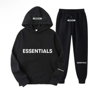 Fear of God Essentials Spring Tracksuit Black