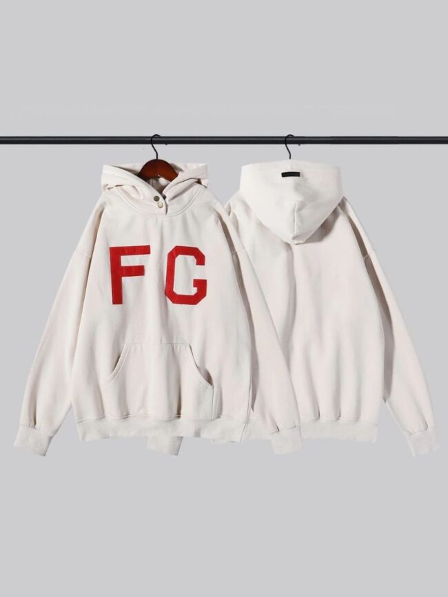 ESSENTIALS FG White Hoodie