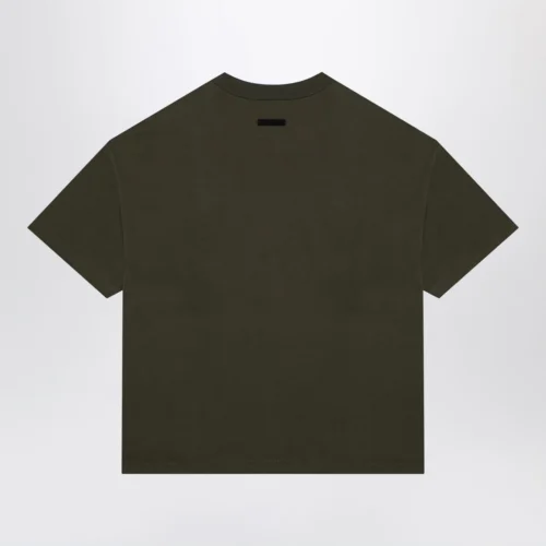 Essentials Fear of God Green Tee Back