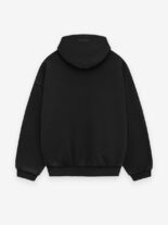 Essentials Fear of God Shrunken Hoodie Black Back