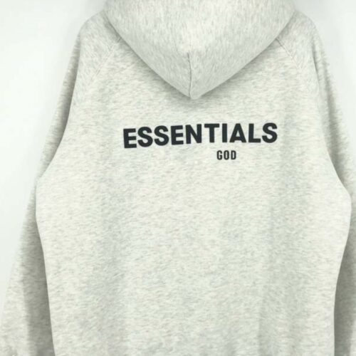 Essentials Fleeces Thick Light Gray Hoodie