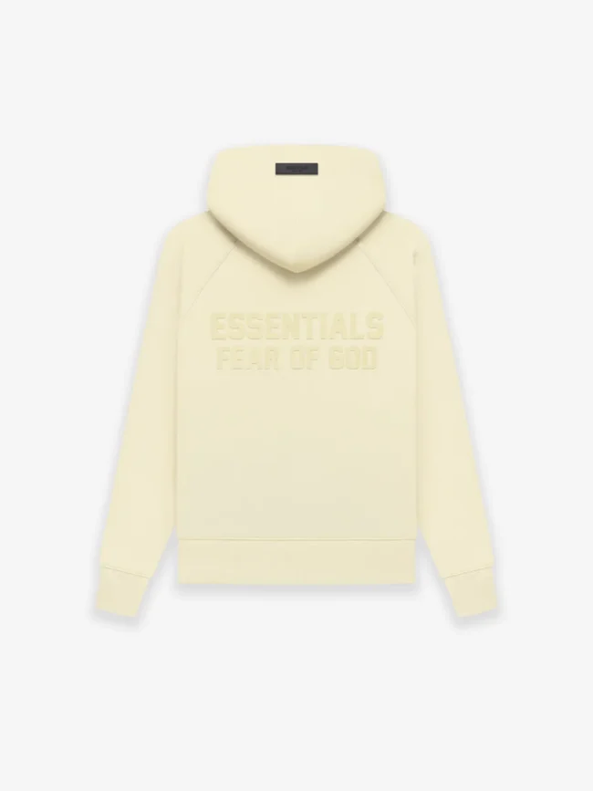 Essentials Fw22 Kids Fullzip Hoodie Canary