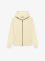 Essentials Fw22 Kids Fullzip Hoodie Canary Frant