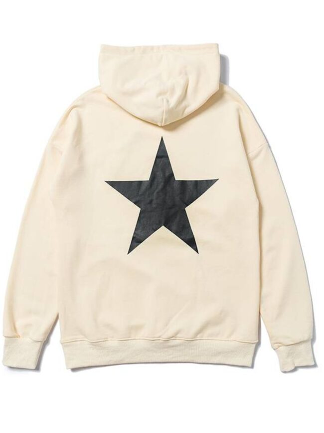 Fear Of God Essentials Star Hoodies back