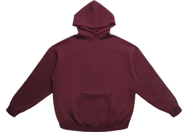 Fear-of-God-Essentials-Graphic-Pullover-Hoodie-Burgundy-front-side-cangro-pocket