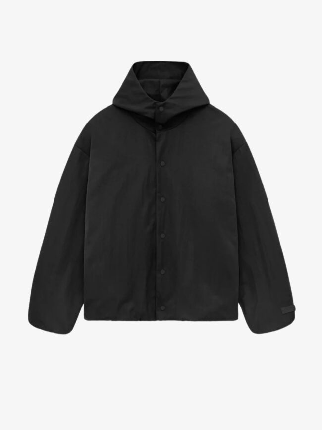 Textured-Nylon-Hooded-Coaches-Jacket-Black