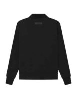 essentials-fear-of-god-long-sleeve-polo-sweatshirt-black-back