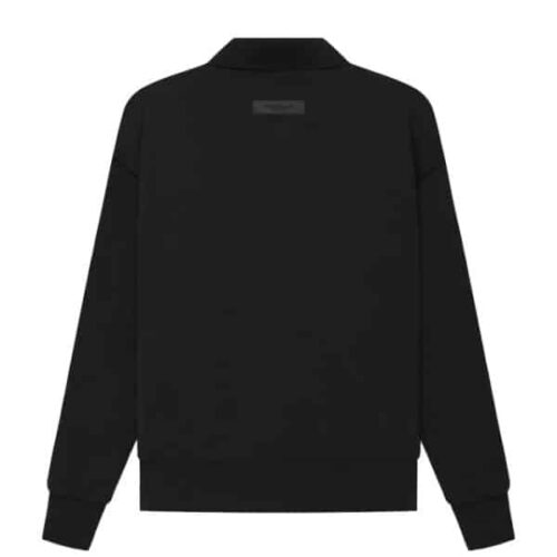 essentials-fear-of-god-long-sleeve-polo-sweatshirt-black-back