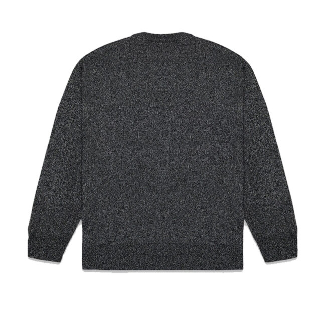 essentials-multi-thread-classic-round-neck-sweater-charcoal-gray-back