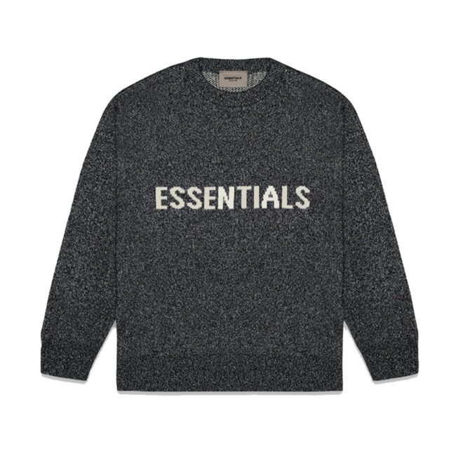 essentials-multi-thread-classic-round-neck-sweater-charcoal-gray-front