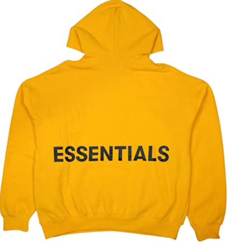 Fear-of-God-Essentials-Black-Printed-Graphic-Pullover-Hoodie-Yellow-Back-side